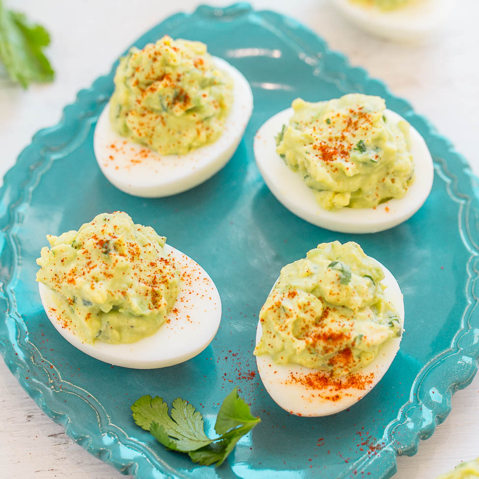 Avocado Deviled Eggs - JTA Wellness; San Antonio Dietitians