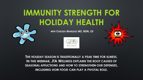 Immunity Strength Holiday Health Bumper Graphic